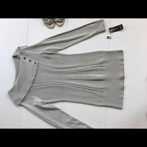 Casual warm sweater dress